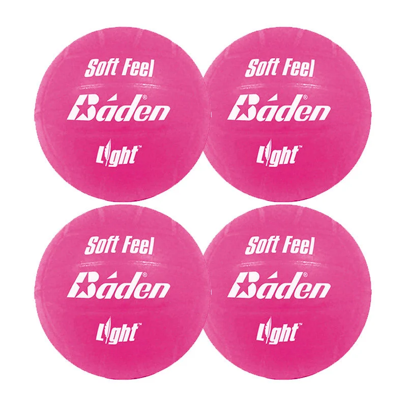 Baden Soft Feel Schools Volleyballs | 4 Pack