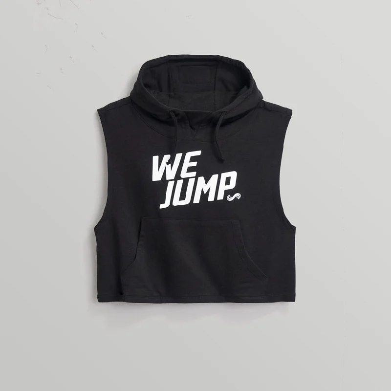 Women's We Jump Sleeveless Hoodie